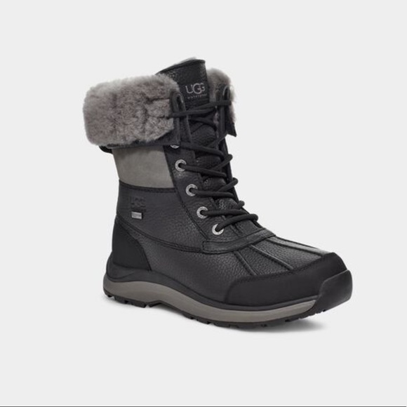 New UGG Adirondack III Black Waterproof Boots, Women’s Size US 8.5 - Picture 2 of 15